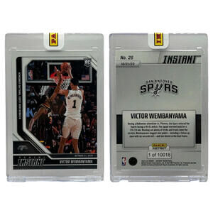 2023 Panini Instant #26. Victor Wembanyama Spurs  Rookie Card (RC)